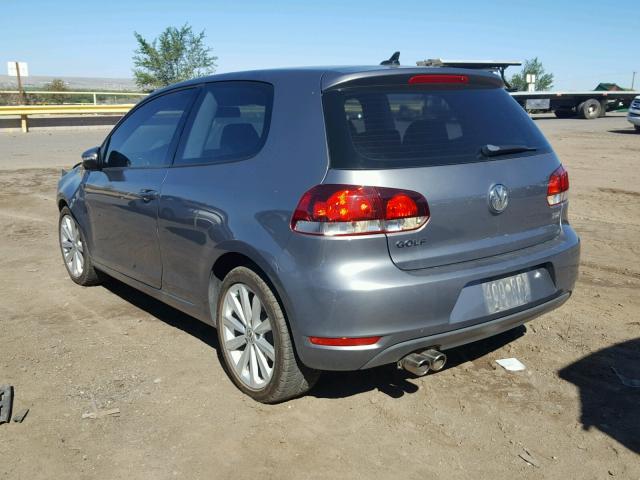WVWBM7AJ2CW062742 - 2012 VOLKSWAGEN GOLF 银色 照片 3