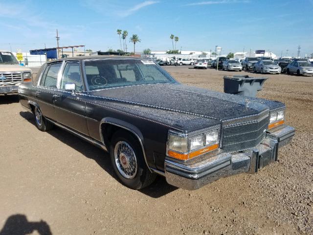 1G6DW69YXG9710706 - 1986 CADILLAC FLEETWOOD CHARCOAL photo 1