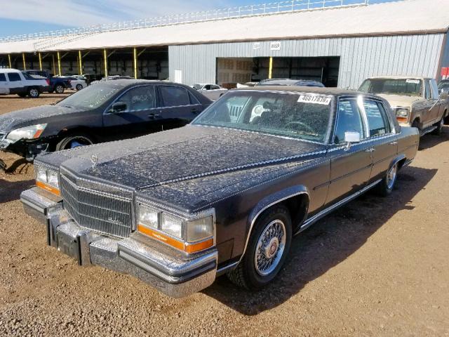 1G6DW69YXG9710706 - 1986 CADILLAC FLEETWOOD CHARCOAL photo 2