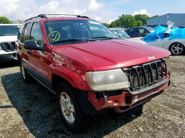 1J4GW48S94C269526 - 2004 JEEP GRAND CHER RED photo 1