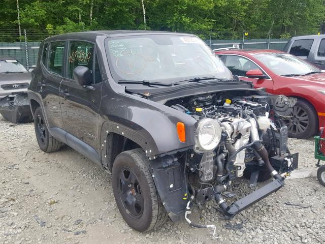 ZACCJBAH6JPJ14829 - 2018 JEEP RENEGADE S ნაცრისფერი ფოტო 1