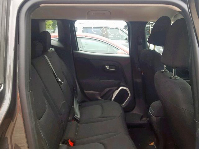 ZACCJBAH6JPJ14829 - 2018 JEEP RENEGADE S ნაცრისფერი ფოტო 6