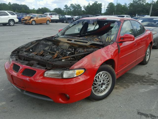 1G2WP52K7YF184822 - 2000 PONTIAC GRAND PRIX წითელი ფოტო 2