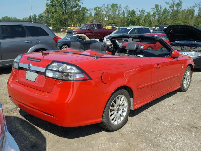 YS3FB79Y886013019 - 2008 SAAB 9-3 2.0T RED photo 4