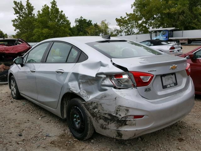 1G1BC5SM9G7234371 - 2016 CHEVROLET CRUZE LS SILVER photo 3