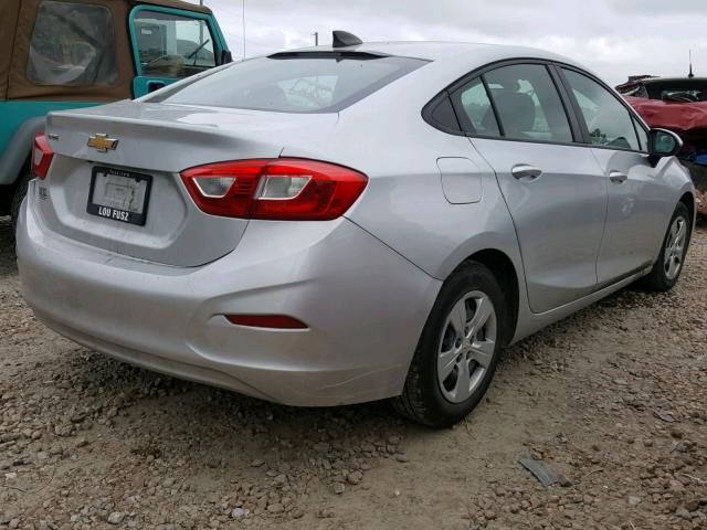 1G1BC5SM9G7234371 - 2016 CHEVROLET CRUZE LS SILVER photo 4