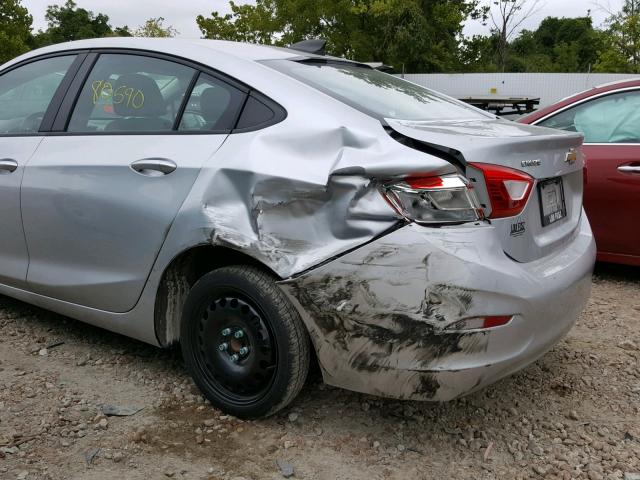 1G1BC5SM9G7234371 - 2016 CHEVROLET CRUZE LS SILVER photo 9