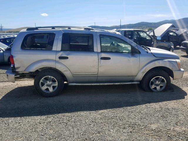 1D8HB58D45F531743 - 2005 DODGE DURANGO LI SILVER photo 9