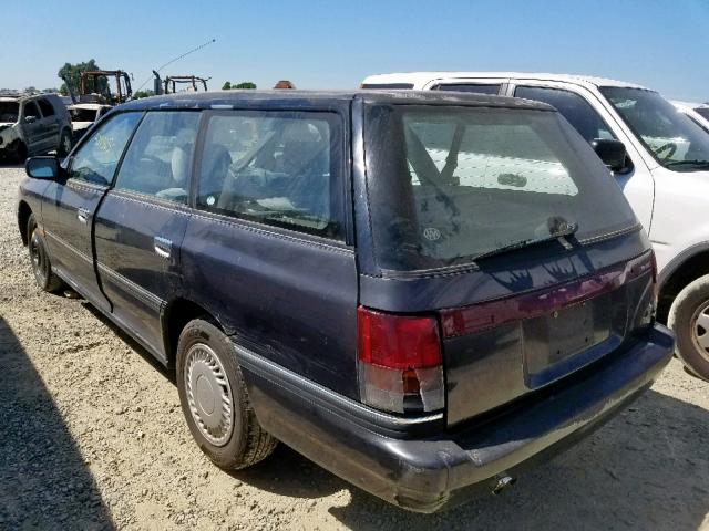 4S3BJ6337P7951991 - 1993 SUBARU LEGACY L GRAY photo 3