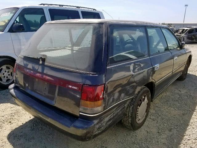 4S3BJ6337P7951991 - 1993 SUBARU LEGACY L GRAY photo 4