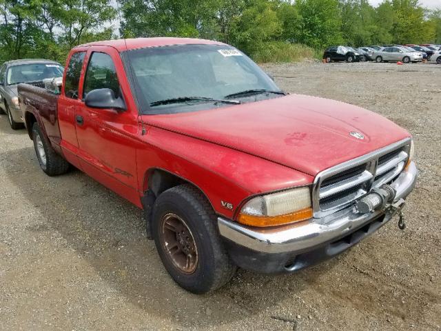 1B7GL22X7YS508140 - 2000 DODGE DAKOTA RED photo 1