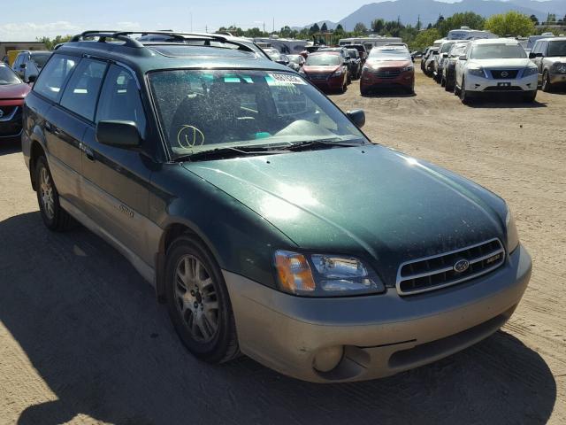 4S3BH806117648640 - 2001 SUBARU LEGACY OUT GREEN photo 1