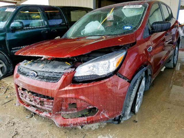 1FMCU0F78GUB07396 - 2016 FORD ESCAPE S MAROON photo 2