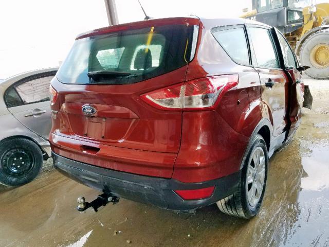 1FMCU0F78GUB07396 - 2016 FORD ESCAPE S MAROON photo 4