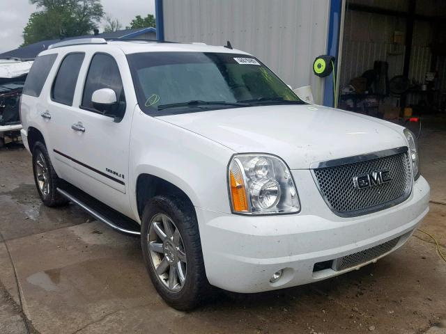 1GKFK03219R149192 - 2009 GMC YUKON DENA WHITE photo 1