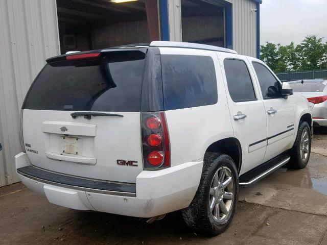 1GKFK03219R149192 - 2009 GMC YUKON DENA WHITE photo 4