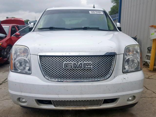 1GKFK03219R149192 - 2009 GMC YUKON DENA WHITE photo 9