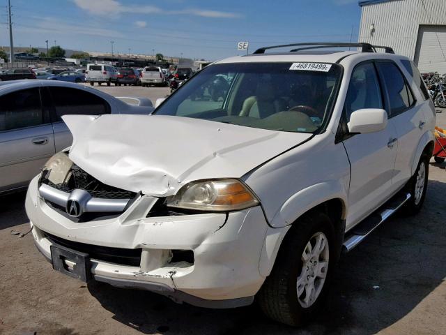 2HNYD18964H554669 - 2004 ACURA MDX TOURIN WHITE photo 2