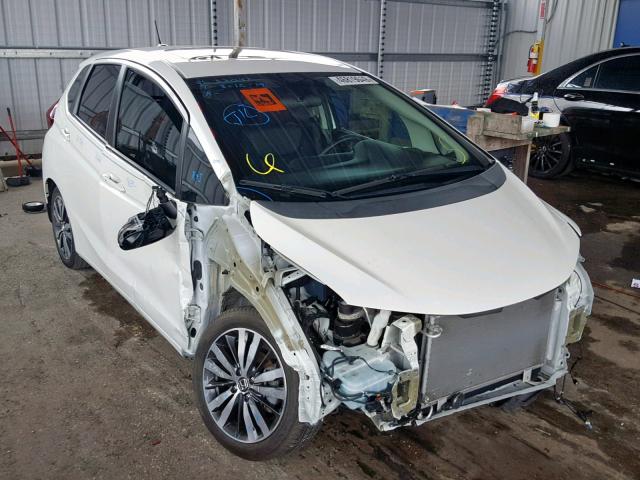 3HGGK5H87FM709791 - 2015 HONDA FIT EX WHITE photo 1