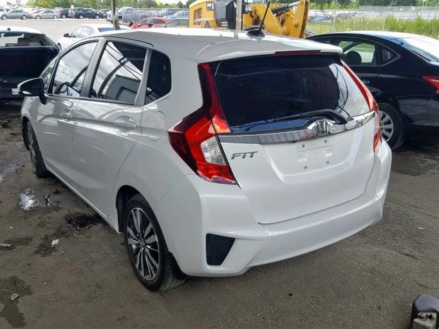 3HGGK5H87FM709791 - 2015 HONDA FIT EX WHITE photo 3