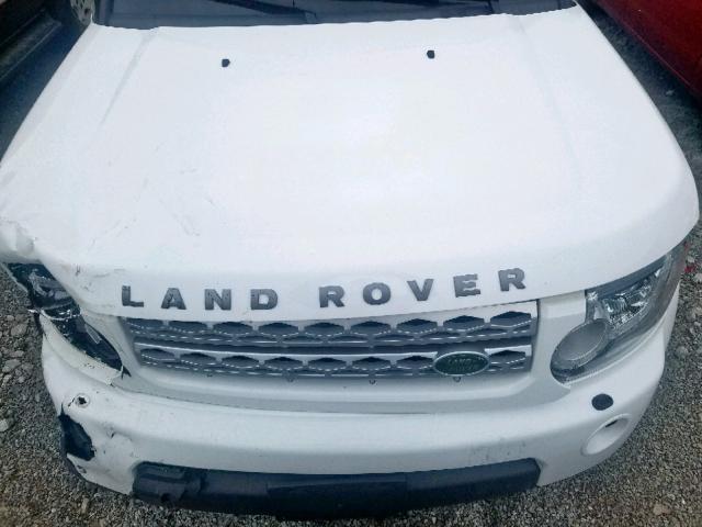 SALAG2D48DA661311 - 2013 LAND ROVER LR4 HSE WHITE photo 7