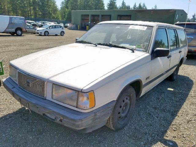 YV1FW8834N2360190 - 1992 VOLVO 740 WHITE photo 2