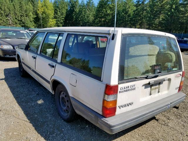 YV1FW8834N2360190 - 1992 VOLVO 740 WHITE photo 3