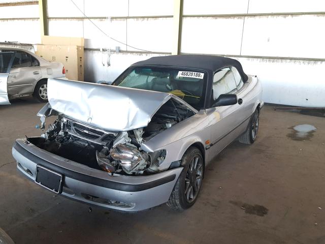 YS3DD78N9X7050453 - 1999 SAAB 9-3 S SILVER photo 2