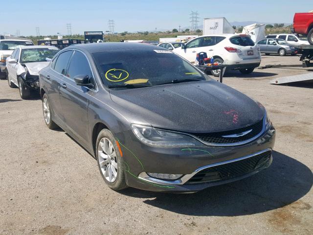 1C3CCCCG9FN510328 - 2015 CHRYSLER 200 C CHARCOAL photo 1