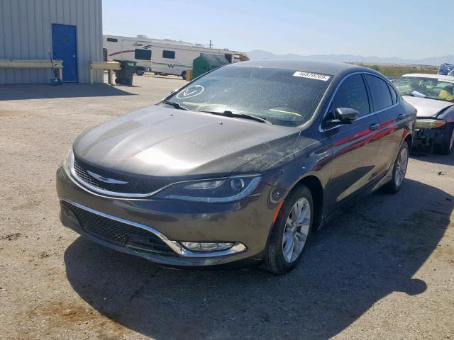 1C3CCCCG9FN510328 - 2015 CHRYSLER 200 C CHARCOAL photo 2