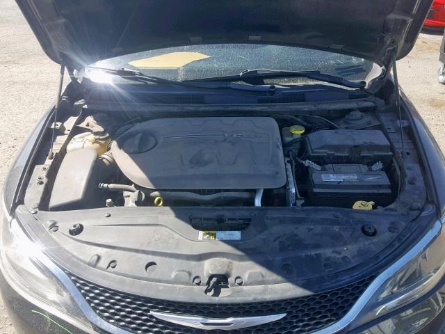 1C3CCCCG9FN510328 - 2015 CHRYSLER 200 C CHARCOAL photo 7