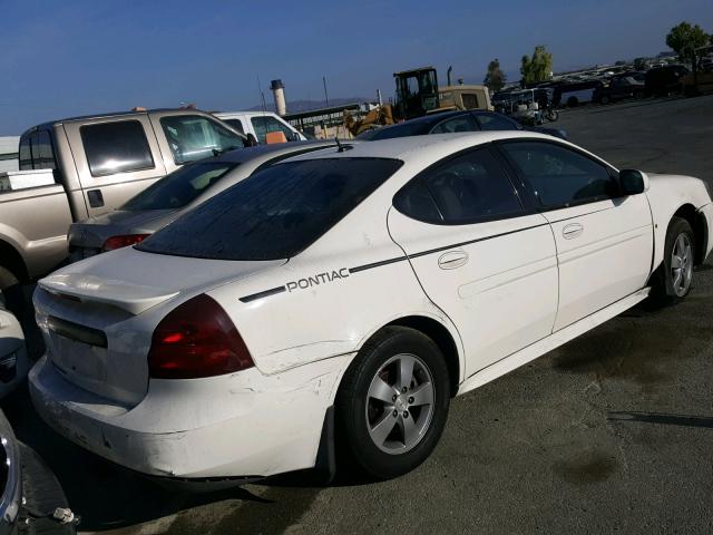 2G2WP582071123521 - 2007 PONTIAC GRAND PRIX WHITE photo 4