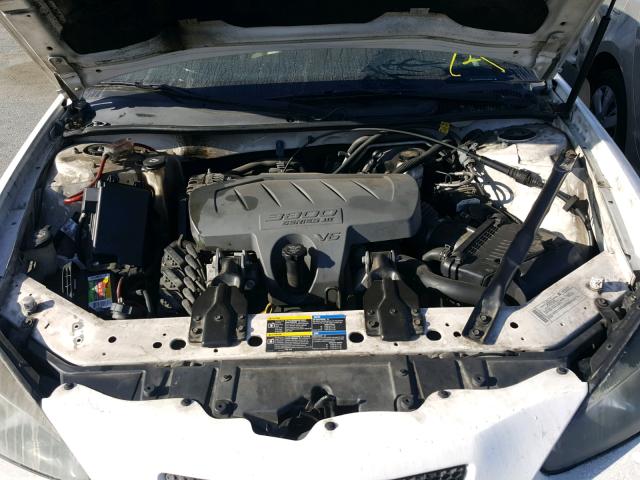 2G2WP582071123521 - 2007 PONTIAC GRAND PRIX WHITE photo 7