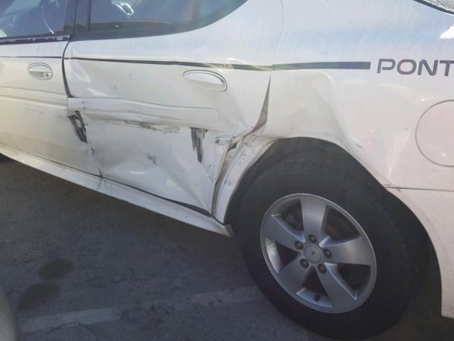 2G2WP582071123521 - 2007 PONTIAC GRAND PRIX WHITE photo 9
