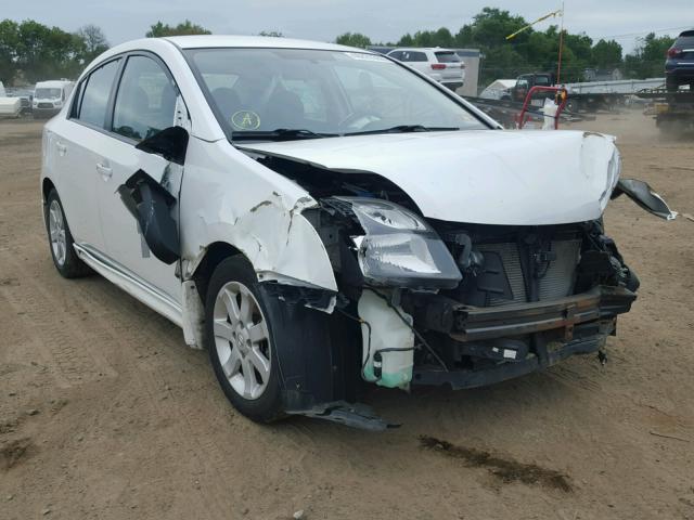 3N1AB6AP5CL629292 - 2012 NISSAN SENTRA 2.0 WHITE photo 1