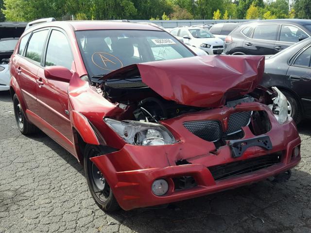 5Y2SL63875Z432740 - 2005 PONTIAC VIBE RED photo 1