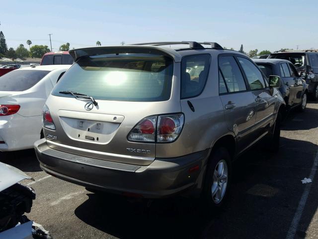 JTJGF10UX20128512 - 2002 LEXUS RX 300 TAN photo 4