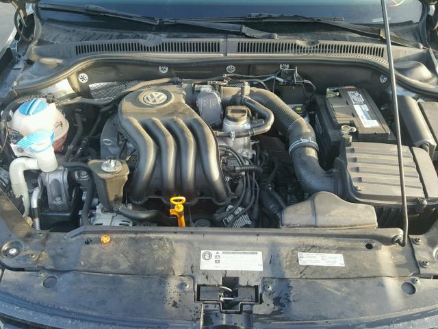 3VW2K7AJ2CM357049 - 2012 VOLKSWAGEN JETTA BASE 灰色 照片 7