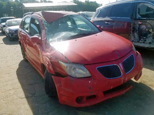 5Y2SL65846Z401444 - 2006 PONTIAC VIBE RED photo 1