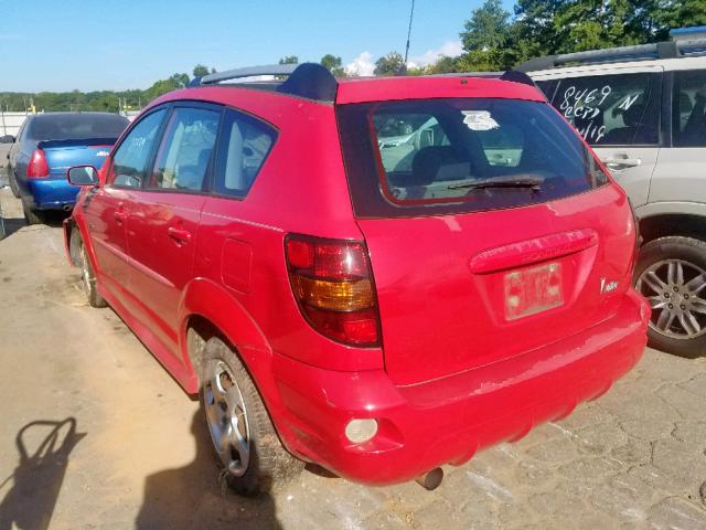 5Y2SL65846Z401444 - 2006 PONTIAC VIBE RED photo 3