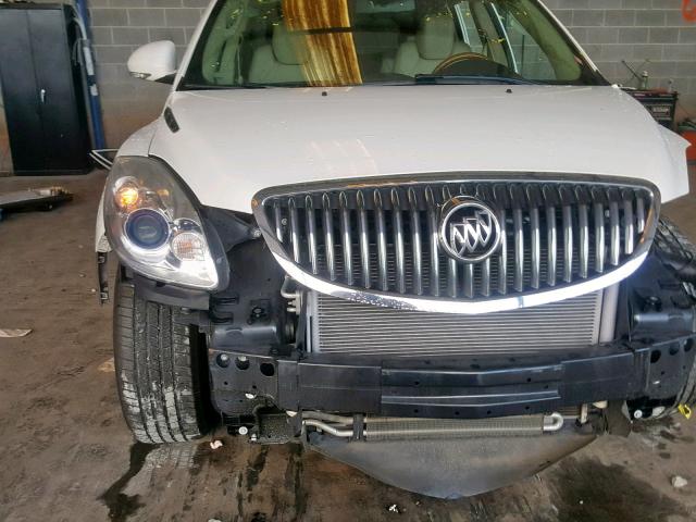 5GAKRCED3CJ297762 - 2012 BUICK ENCLAVE WHITE photo 9