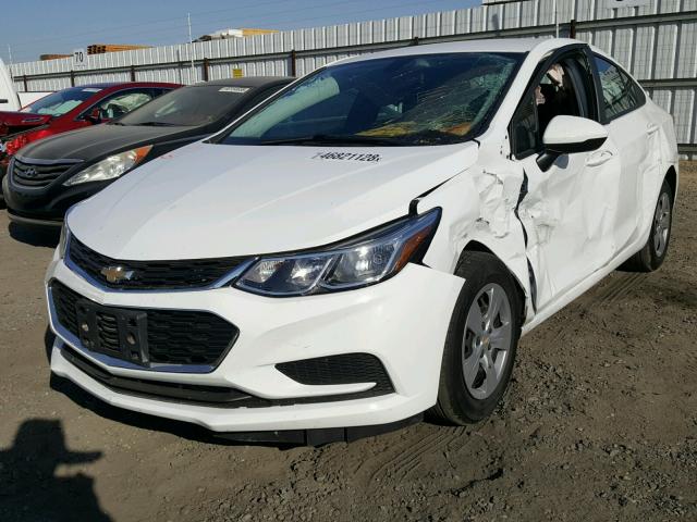 1G1BC5SM3J7152997 - 2018 CHEVROLET CRUZE LS WHITE photo 2