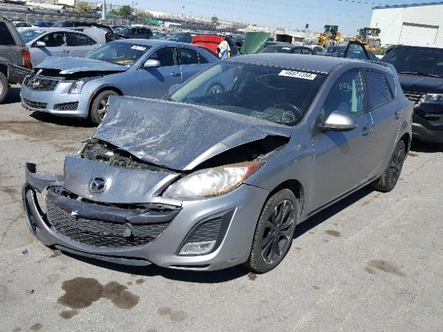 JM1BL1H62A1318972 - 2010 MAZDA 3 S SILVER photo 2