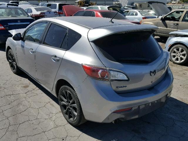 JM1BL1H62A1318972 - 2010 MAZDA 3 S SILVER photo 3