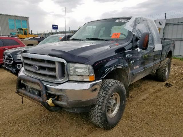 1FTSX31P33ED08109 - 2003 FORD F350 SRW S BLACK photo 2