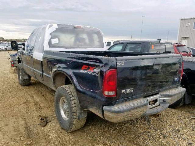 1FTSX31P33ED08109 - 2003 FORD F350 SRW S BLACK photo 3