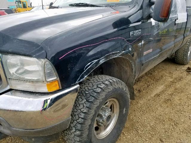 1FTSX31P33ED08109 - 2003 FORD F350 SRW S BLACK photo 9