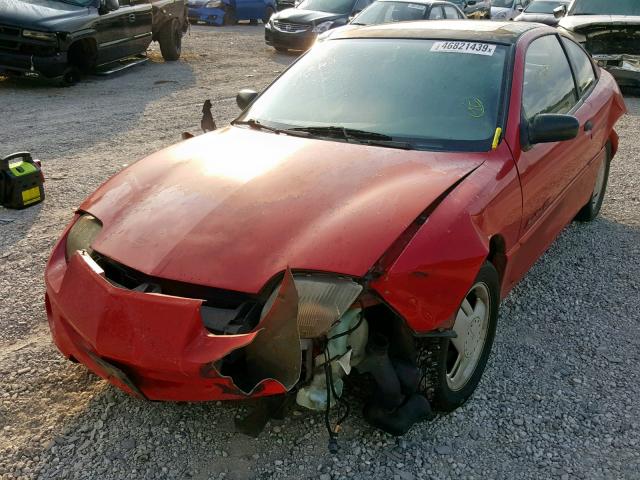 1G2JD12T2T7511313 - 1996 PONTIAC SUNFIRE GT RED photo 2