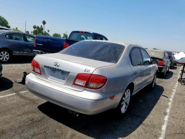 JNKDA31A92T005432 - 2002 INFINITI I35 SILVER photo 4