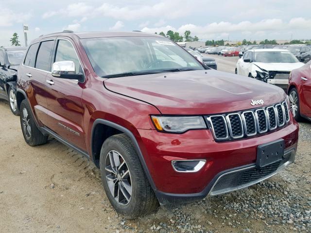 1C4RJFBG5HC749050 - 2017 JEEP GRAND CHER RED photo 1